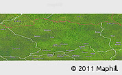 Satellite Panoramic Map of Ango