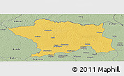 Savanna Style Panoramic Map of Ango