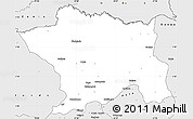 Silver Style Simple Map of Ango