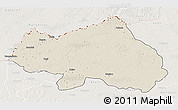 Shaded Relief 3D Map of Bondo, lighten