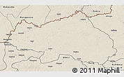 Shaded Relief 3D Map of Bondo