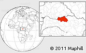 Blank Location Map of Bondo