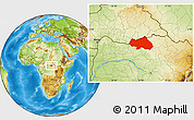 Physical Location Map of Bondo