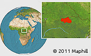 Satellite Location Map of Bondo