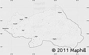 Silver Style Map of Bondo, single color outside