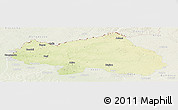 Physical Panoramic Map of Bondo, lighten