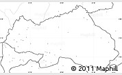 Blank Simple Map of Bondo, no labels