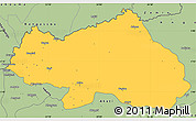 Savanna Style Simple Map of Bondo