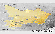 Physical Panoramic Map of Haut-Uele, desaturated