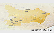 Physical Panoramic Map of Haut-Uele, lighten