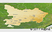 Physical Panoramic Map of Haut-Uele, satellite outside