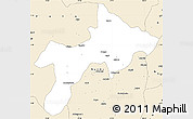 Classic Style Simple Map of Rungu