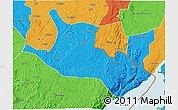 Political 3D Map of Mahagi