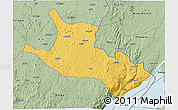 Savanna Style 3D Map of Mahagi