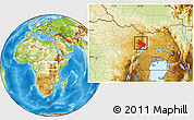 Physical Location Map of Mahagi