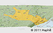 Savanna Style Panoramic Map of Mahagi