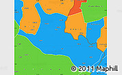 Political Simple Map of Mahagi