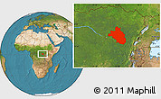 Satellite Location Map of Bafwasende