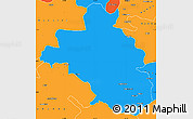 Political Simple Map of Bafwasende