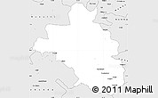 Silver Style Simple Map of Bafwasende