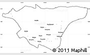 Blank Simple Map of Basoko, cropped outside