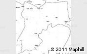 Blank Simple Map of Isangi