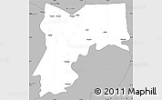 Gray Simple Map of Isangi