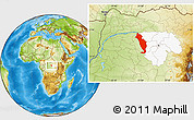 Physical Location Map of Yohuma, highlighted parent region