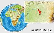 Physical Location Map of Yohuma