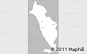 Gray Simple Map of Yohuma