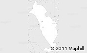 Silver Style Simple Map of Yohuma