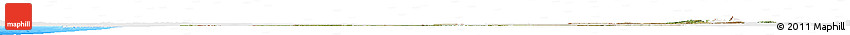 Satellite Horizon Map of Democratic Republic of the Congo, single color outside, bathymetry sea