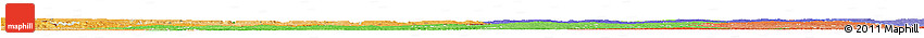 Political Shades Horizon Map of Kasai-Occidental