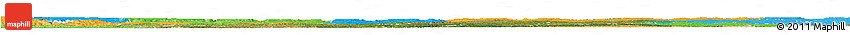 Satellite Horizon Map of Kasai-Occidental, political outside