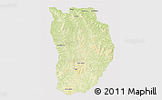 Physical 3D Map of Ilebo, cropped outside