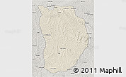 Shaded Relief 3D Map of Ilebo, semi-desaturated