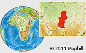 Physical Location Map of Kasai