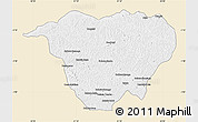 Classic Style Map of Mweka, single color outside