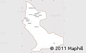 Classic Style Simple Map of Dimbelenge, cropped outside