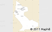 Classic Style Simple Map of Dimbelenge, single color outside