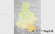 Physical Map of Kasai-Occidental, desaturated