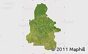 Satellite Map of Kasai-Occidental, cropped outside