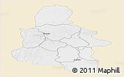 Classic Style Panoramic Map of Kasai-Occidental, single color outside