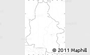 Blank Simple Map of Kasai-Occidental, no labels
