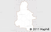 Classic Style Simple Map of Kasai-Occidental, cropped outside