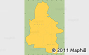 Savanna Style Simple Map of Kasai-Occidental, cropped outside