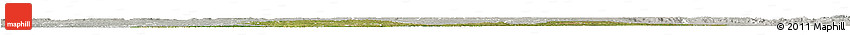 Satellite Horizon Map of Kasai-Oriental, lighten, semi-desaturated