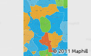 Political Map of Sankuru, political shades outside