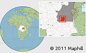 Savanna Style Location Map of Kasongo, highlighted country, highlighted grandparent region
