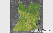 Satellite Map of Kasongo, desaturated